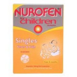 Nurofen for Children Singles Orange Flavour - 16 Sachets