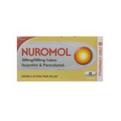 Nuromol 200mg/500mg Tablets (12 Tablets) - Always read the leaflet