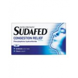 Sudafed Non-Drowsy Congestion Relief Capsules