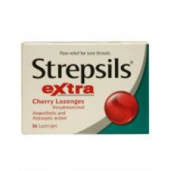 Strepsils Extra Cherry - 36 Lozenges