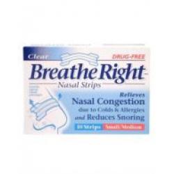 Breathe Right Nasal Strips - Clear - 10 Pack