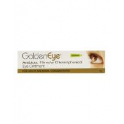 Golden Eye Anti-Biotic 1% w/w Chloramphenicol Eye Ointment - 4g