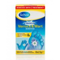 Scholl Freeze Verruca & Wart Remover  - 80ml / 53g