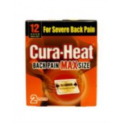 Cura-Heat Back Pain Max Size - 2 heat packs
