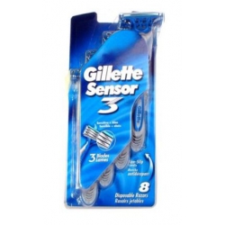 Gillette Sensor 3 Disposable Razors 8 Pack
