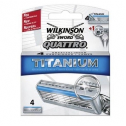 Wilkinson Sword Quattro Titanium Replacement Blades 4 Pack