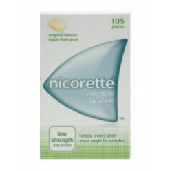 Nicorette Original Gum - 2mg - 105 pieces