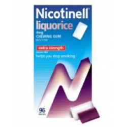 Nicotinell Liquorice 4mg Chewing Gum Nicotine Extra Strength
