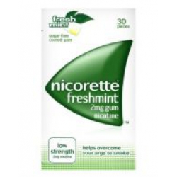 Nicorette Freshmint 2mg Gum - 30 Pieces