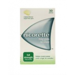 Nicorette Gum 4mg - 30 Pieces