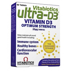 Vitabiotics Ultra D3 tablets -96 tablets
