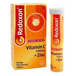 Redoxon Double Action vitamin C and zinc 1000mg - 30 Effervescent Tablets